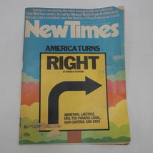 New Times Magazine September 30 1977 Vtg America Turns Right - £44.54 GBP