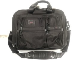 Tumi Espandibile Organizer Laptop Slip Valigetta Nero Ballistic Nylon Borsa - £130.69 GBP