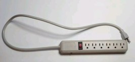 Ace 6 Outlet Power Strip Beige Vintage WORKS 33543 (P1) E115193 USED - $14.84