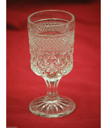 Vintage Wexford by Anchor Hocking Diamond Point Claret Goblet Wine Juice... - £7.75 GBP