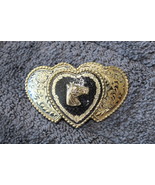 triple heart horse belt buckle- NEW - €34,11 EUR