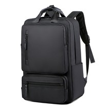 Ox Leather Multifunctional Laptop Large Capacity Backpack for Men Black College  - £92.95 GBP