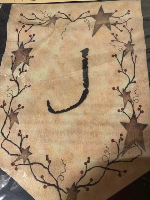 Letter J Country Garden Flag Item image 4