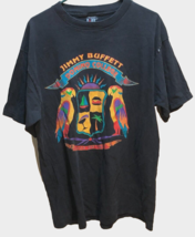 Jimmy Buffet Domino College Class 1995 Vintage Giant Concert Black T-Shi... - £35.04 GBP