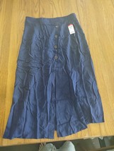 Route 66 Navy Size Small Button Women&#39;s Skirt - £19.77 GBP