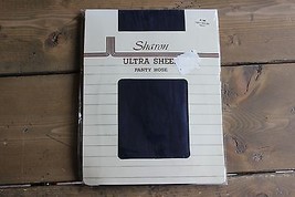 Vintage NWT Sharon Ultra Sheer Size P/M 100-140lbs Navy Blue Pantyhose - £4.65 GBP