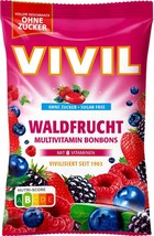 VIVIL herbal hard candies WILD BERRIES FRUIT -1 bag --SUGAR FRFEE --FREE... - $13.93 CAD