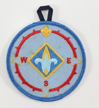 Vintage NSEW Compass Insignia Round Twill Boy Scouts America BSA Camp Patch - £9.04 GBP