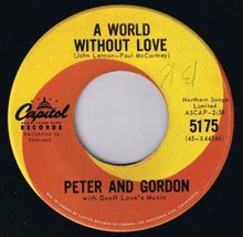 Peter &amp; Gordon A World Without Love 45 rpm If I Were You Canadian Pressing - £3.87 GBP