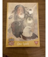 Master Pieces &quot;one Spirit”  Jigsaw Puzzle 550 Piece 18&quot; x 24&quot; Native Ame... - £5.37 GBP