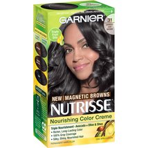 Garnier Nutrisse Nourishing Color Creme, 31 Darkest Ash Brown - £9.87 GBP