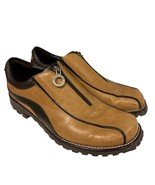 DONALD J PLINER SPORT Women&#39;s Uzip Slip-On Zip-Up Shoes Brown Black Size... - $40.60 CAD
