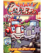 Crazy Carzzz Cars Coloring and Activity Book Games Puzzles New for Young... - £3.11 GBP