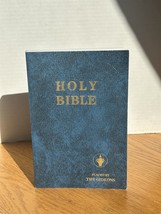 Holy Bible Placed By The Gideons Like New Blue - £6.78 GBP