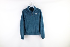 The North Face Womens XS Distressed Spell Out Shag Fleece Full Zip Jacke... - $29.65