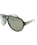 Carrera 12 Shiny Black Red / Grey Sunglasses 12/S D28 62mm - $85.03