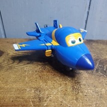 Super Wings - Transforming Jerome Figure, Plane, Bot, 5&quot; Scale, blue Complete - £3.81 GBP