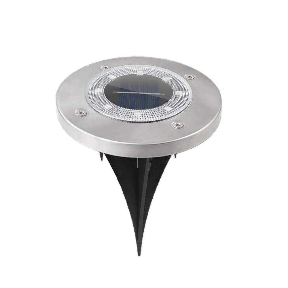 8 LED Solar Buried Light Outdoor RGB Gradual Change Waterproof IP65 Solar Underg - £154.38 GBP