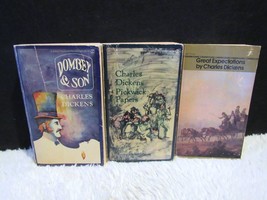 Lot of Three Vintage Charles Dickens Paperback Books - £14.24 GBP