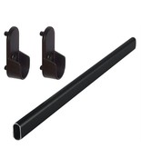 3 Pack Premium Oval Wardrobe Welded Aluminum Rod with Two End Caps Matte... - $37.37 CAD+