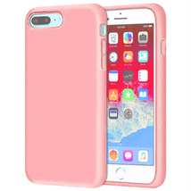 for iPhone 6 Plus/6s Plus Liquid Silicone Gel Rubber Shockproof Case LIGHT PINK - £4.62 GBP