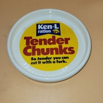 Rare Vintage KEN-L-RATION Dog Food Dish Bowl Tender Chunks Advertising - £15.58 GBP