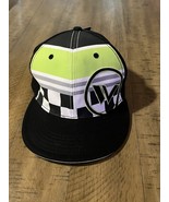 Shaun White Snow Boarding Flat Bill Trucker Hat  Black OSFM Vintage Youth - $266.38 MXN
