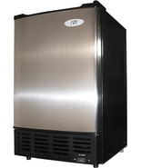 Im-150Usaa Stainless Steel Undercounter Ice Maker With Freezer, No Drain... - £610.00 GBP