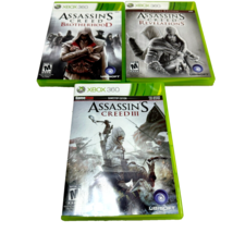 Assassins Creed Collection Xbox 360 Brotherhood, Revelations, and III Lot of 3 - £30.52 GBP