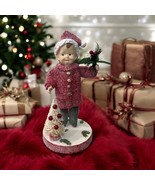 Margaret Haire Little Timmy Tannenbaum Christmas Figurine Holiday Folk a... - $25.74