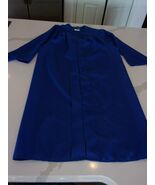 NWOT JOSTENS ROYAL BLUE GRADUATION GOWN SIZE 5&#39; 10&quot; - 6&#39; 00&quot; LD 310 - €31,63 EUR