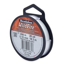 Beadalon Wildfire Beading Thread .006 Inch - 20 Yd Frost - $8.80