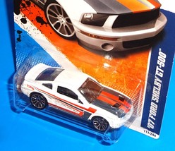 Hot Wheels 2011 Nightburnerz Series #111 &#39;07 Ford Shelby GT-500 White w/ J5s - £3.11 GBP