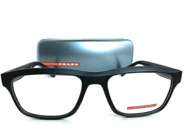 New PRADA Sport VPS 07G DG0-1O1 Matte Black 55mm Men&#39;s Eyeglasses Frame Italy - £196.99 GBP