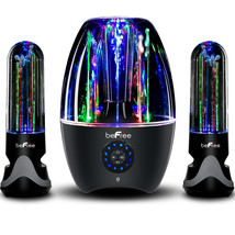 BeFree Sound 2.1 Channel Wireless Multimedia LED Dancing Water Bluetooth Sound - £67.39 GBP