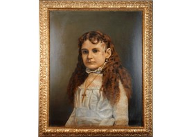 c1860 Austin Texas Portrait of a Stern young woman - £708.45 GBP