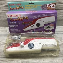 Singer stitch sew quick hand held sewing machine crafting multi material... - £11.64 GBP