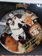 MAZ Bill Mazeroski Pirates Hall of Fame Inductee Plate 1st in Series Sealed 2001 - £11.66 GBP