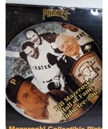 MAZ Bill Mazeroski Pirates Hall of Fame Inductee Plate 1st in Series Sea... - £11.70 GBP
