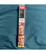 Vintage NOS 1970’s Tek Deluxe HARD Toothbrush In Box Sealed Red - $20.57 CAD