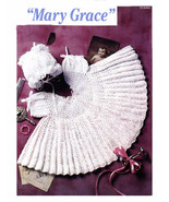 BABY CROCHET DRESS AND BONNET - £35.24 GBP