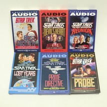 Simon and Schuster Audio Star Trek on Cassette (Lot of 6) - £19.54 GBP