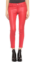 J BRAND Womens Jeans Capri Skinny Fit Cosy Fit Casual Red Size 25W L8035 - £273.65 GBP