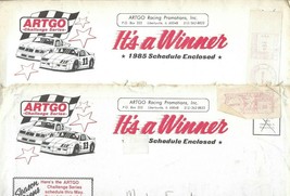 1985-86 ARTGO Racing Envelope Lot PACKAGING ONLY Yearbook Schedule ASA N... - $9.89