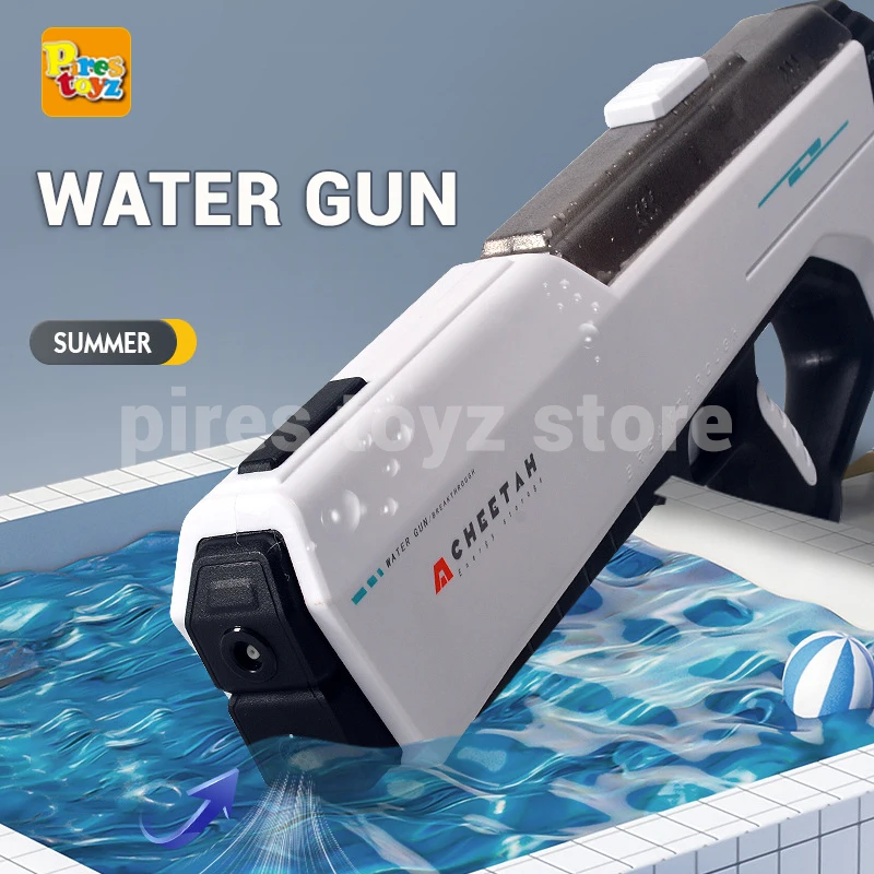 2 Set Electric Water Gun One-Button Automatic Powerful Squirt Guns for Kids - £53.89 GBP