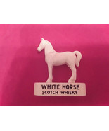 Collectible original 1950s advertise White Horse Scotch Whisky porcelain statue - $95.00