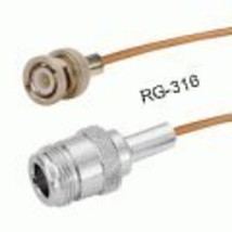 BNC-58 Male to N Female 12inch RG-316 Cable - $55.99