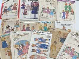 Vintage Sewing Patterns  Toddler Child Clothing CUT LOT - $17.96