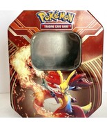 Pokemon TCG 2014 Delphox-EX Lid Kalos Power Tin EMPTY - £9.73 GBP