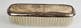 VINTAGE STERLING SILVER GROOMING VANITY BRUSH BEADED 510 W M Rogers &amp; Son - $69.29